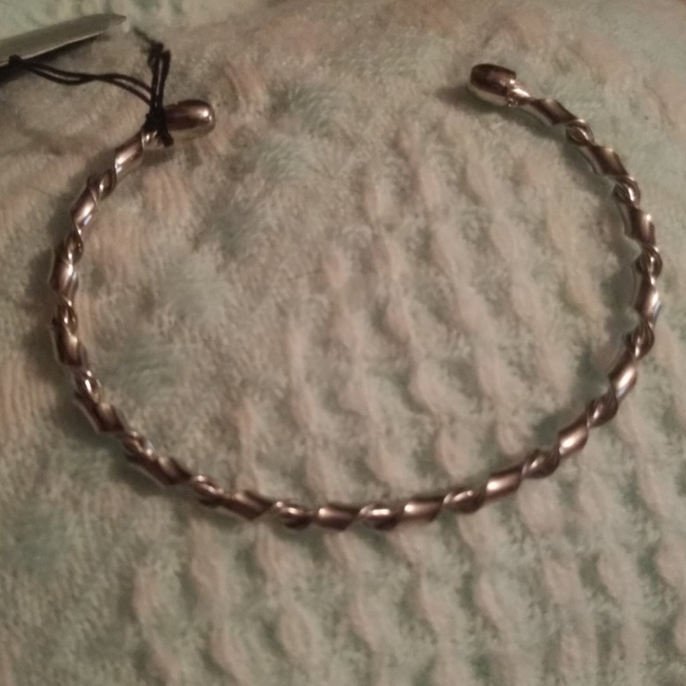 Silver cuff bracelet